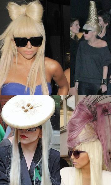 Lady Gaga em seus momentos 'Meu cabelo muchu loko!'